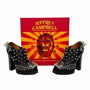 Jeffrey Campbell Clive Ibiza Last Spiked Platform Boots Women's Size 5